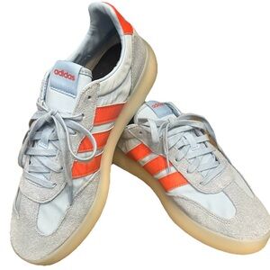 Adidas’s Women’s Barred Decode Sneakers Light Blue / Red 9m